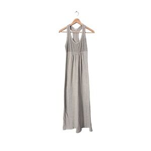 James Perse Racerback Maxi Dress Size 2 Heather Gray Cotton